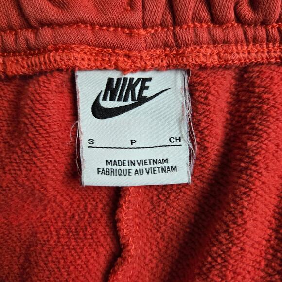 Nike Air Mid Rise Fleece Joggers in Light Crimson Women's Size Small - Picture 8 of 8